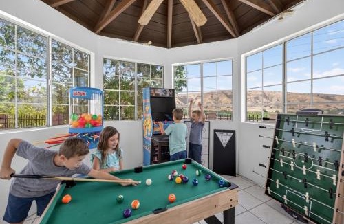Redlands Villa | Luxury Redlands Escape-Pool Putting Green Arcade