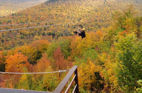 Hunter Condo | Luxury Retreat on Hunter Mountain w/ Hot Tub, Sauna, Pool, Zipline, Hike