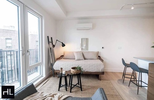 Flatbush Apartment | Luxury studio apartment in full amenity building.