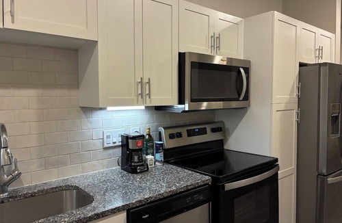 Astrodome Apartment | Luxury Studio Walk to NRG & Med Center/Pool + Gym
