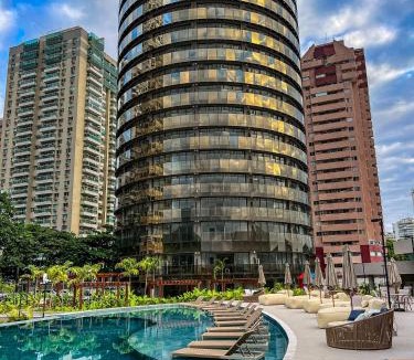 Barra da Tijuca Apartment | Luxury Studios Niemeyer 360 - Praia, Metrô e Lazer