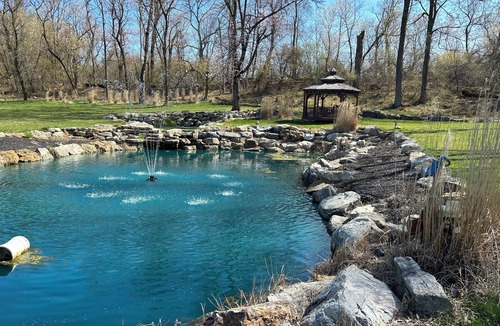 Zionhill Apartment | Luxury Suite on a 6 acre estate: Pool, Jacuzzi & Pond in Amazing Lehigh Valley