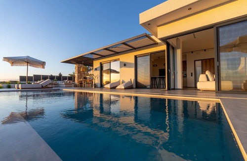 Kalamitsi Villa | Luxury Villa 'Nimbus Villas' with Ionian Sea Views, Private Pool & Modern Design in Kalamitsi