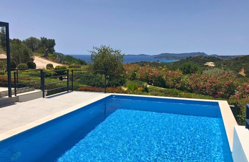 Grizokambos Villa | Luxury villa with private swimming pool, terraces, valley and sea views, in a quiet location.