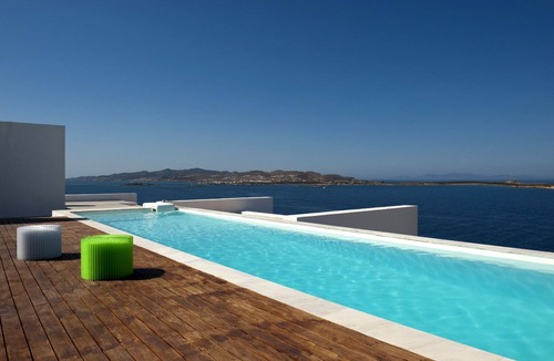 Nea Cryssi Akti Villa | Luxury villa with private pool, sea front, walking distance to the beach