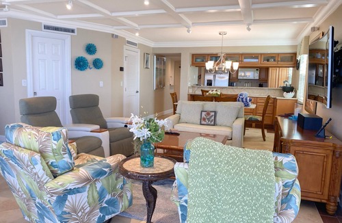 Punta Rassa Apartment | Luxury Water View! Experience Sanibel Harbour Tower 517 with wrap around Balcony!