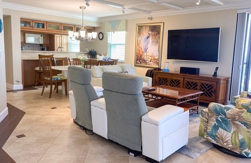 Punta Rassa Apartment | Luxury Water View! Experience Sanibel Harbour Tower 517 with wrap around Balcony!