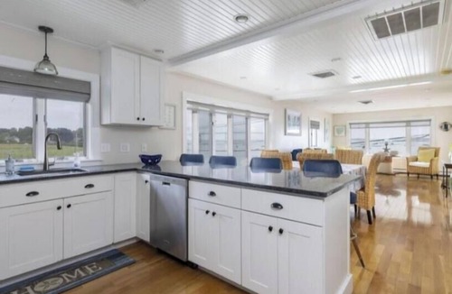 Jamestown Condo | Luxury waterfront condo in Historic Jamestown, RI, steps to the beach.