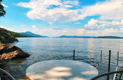 Newport Center Apartment | Luxury Waterfront Escape · Kayaks, Private Firepit & Dock on Lake Memphremagog