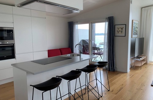Strand House | Luxury Waterfront Home w/Panoramic Stavanger Views & Near Preikestolen