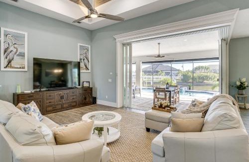 South Gulf Cove House | Luxury Waterfront Escape w/Pool in Port Charlotte