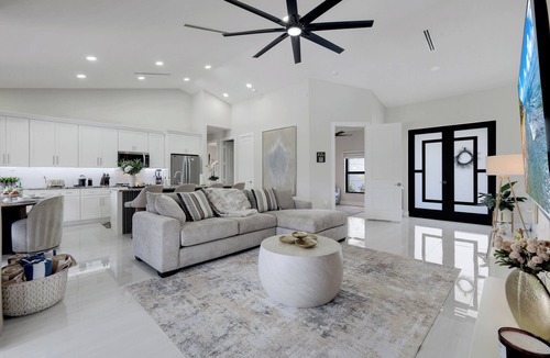 Diplomat Villa | Luxury Waterfront Villa - Heated Pool, Private Dock & Designer Living