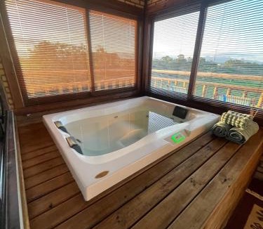 Arroio Ski Chalet | Luz de Arcturus, Chalé com jacuzzi aquecida