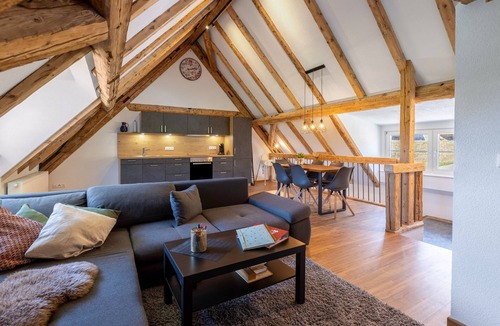 Langenordnach Apartment | Mühlen Chalet Apartment with Private Terrace