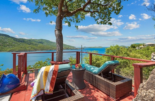 Peterborg Villa | Magens Bay - dining - POOL - Incredible views