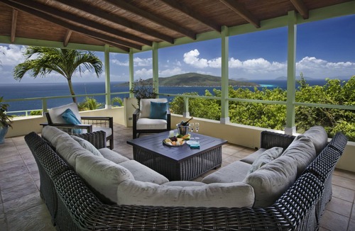 Peterborg Villa | Magens Hideaway ~ 5BR w/Heated Pool Option Magens Bay & BVI Views Sleeps 12