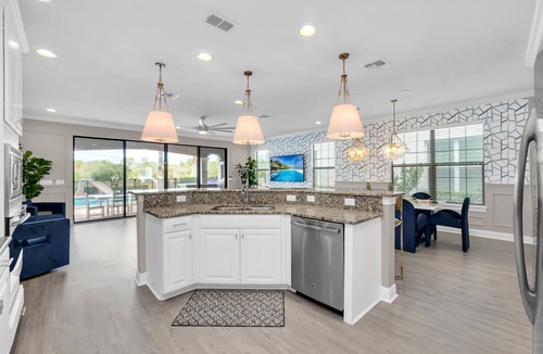 Reunion Villa | Magical Moments | 5BR Modern Villa w/Private Pool, Theater, and Themed Kids' Room Near Disney