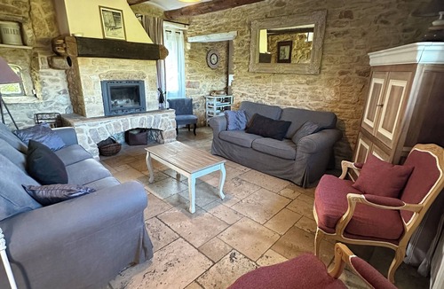 Saint Michel d'Euzet House | Magnificent stone farmhouse surrounded by vineyards, private swimming pool