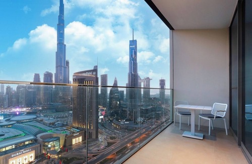 Bur Dubai Apartment | Magnificent 2BR with Burj Khalifa-Fountain views