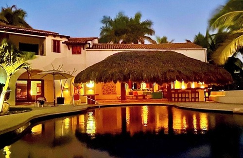 Barra de Potosi House | Magnificent Architectural Ocean Front Estate blending harmoniously with nature.