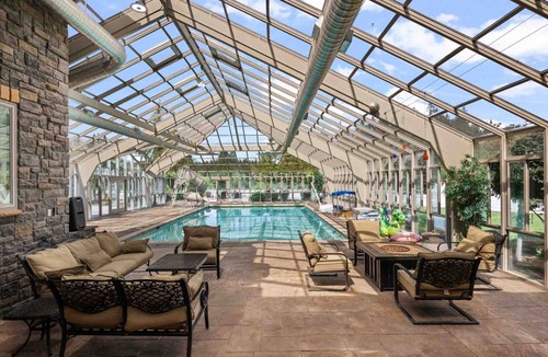 Hockinson House | Magnificent Country Chateau w/Enormous Indoor Pool Area, Billiards Room, Arcade Room on 20 Acres