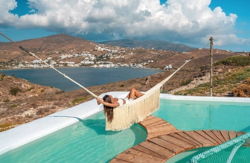 Ios Town Villa | Magnificent Ios Suite | Suite Ilios | Suite with Breathtaking Sea Views