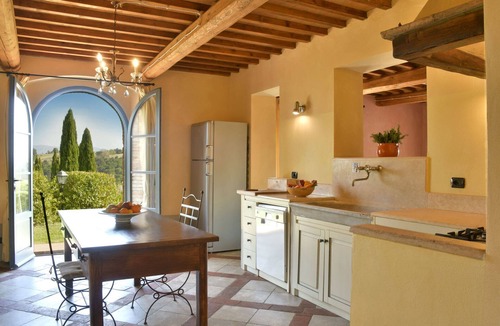Casale Marittimo Villa | Magnificent stone house 10 km from the sea with solarium and heated pool.
