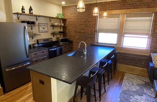 Waynesville Apartment | Main Street Retreats 104 Cozy, New Downtown Apt. 104