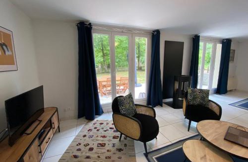 Le Coudray-Montceaux House | Maison dans parc privé, sports et loisirs proche golf du Coudray Montceaux