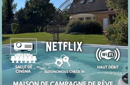 Cempuis Villa | Maison De Campagne - 6 Chambres 12 personnes - Jacuzzi, Cinéma 7 Places, Sauna by So Homy