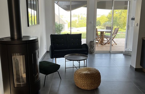 Baud House | Maison de Campagne Avec Brasero à 30 min de la mer