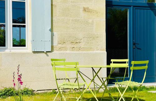 Libourne House | Maison en pierre avec jardin et vue vigne - St-Émilion