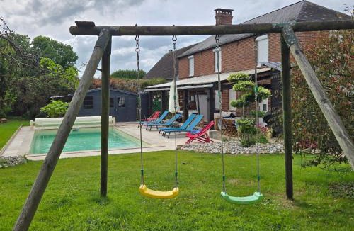 Saint-Philbert-des-Champs House | Maison de maître normande, SPA, Piscine Privée Chauffée, à 25' de la mer, Deauville, Honfleur, calme absolu, idéale pour vos vacances entre amis ou en famille