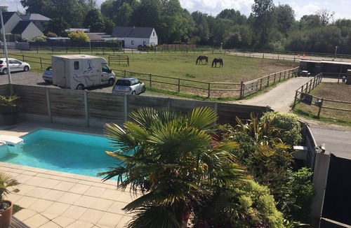 Yquelon House | Maison Moderne Avec Piscine Chauffée Dans la Baie du Mont st Michel 200m2