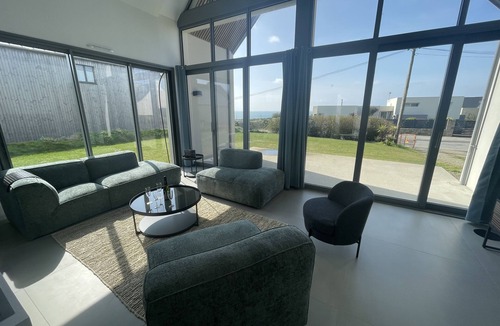 Le Conquet House | Maison Moderne Darchitecte, vue mer et Plage de Sable à Pied