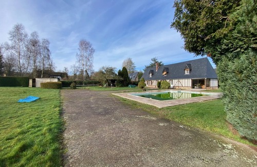 Valailles Cottage | Maison Normande AU Calme DS UN Hameau Jardin Avec Piscine
