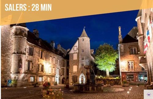Chalvignac House | Maison typique avec 3 chambres pour 6 à 8 personnes