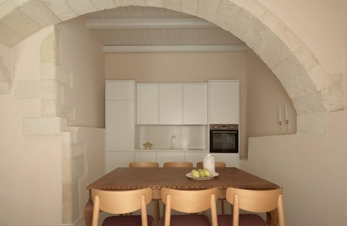 Old Town Rethymnon Villa | Majestic Rethymno Villa | Villa Helios Retreat | 3-Bedroom Luxury Residence | Historic Venetian Fountain Views | Private 65sqm Patio | Timeless Elegance & Modern Comfort | Prime Central Location