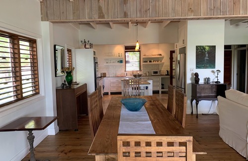 English Harbour House | Mamaku Manor, water front property with swimming pool