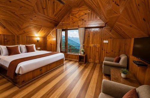 Simsa Village Hotel | Manali 3 Bedroom Independent Heritage villas near private Volvo Bus Stand, Manali