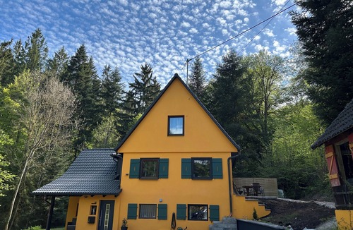 Murrhardt House | Mandarinenhaus Murrhardt close to the center, secluded location by the forest, all accommodation