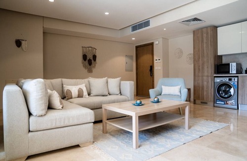 El Gouna Condo | Mangroovy Magic: Beachfront 1BR Oasis w/Pool View -M3-3A-13