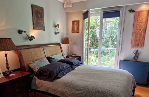 Saint-Gervais Condo | Marais central Paris spectacular 2 BDR with AC and 2 private gardens very quiet