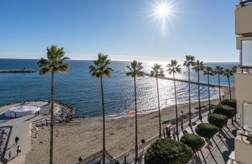 Marbella Seafront Promenade Apartment | Marbella Beachfront Studio with Stunning Sea Views