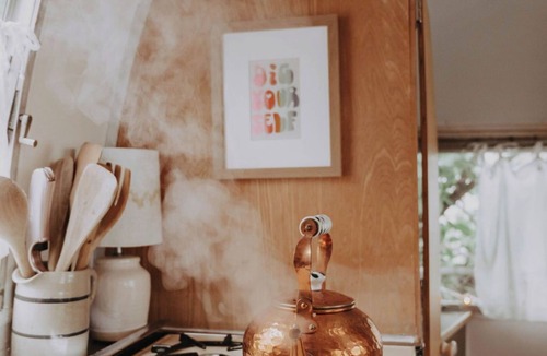 Foster - Powell House | Margaux · 1967 Airstream · Garden Glamping · PDX