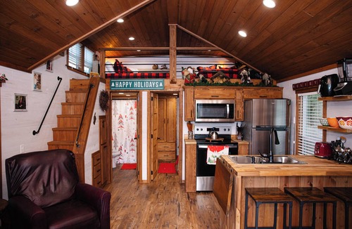 Cairo Cabin | Marley: Cozy tiny cabin on Christmas Tree Farm in South Georgia