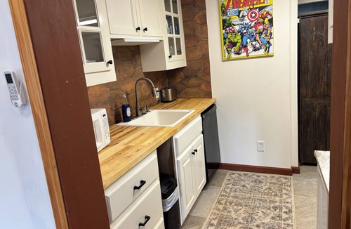 White Plains Cabin | Marvel Bullpen! Comics and Gaming! Swimming, Fishing, Trails, and Horses!