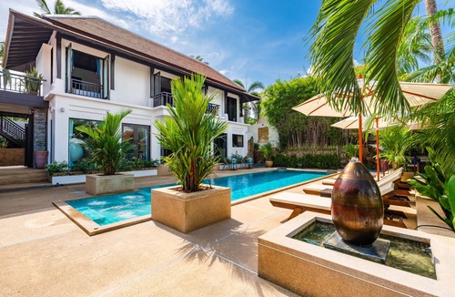 Bophut Villa | Marvellous Villa Matisse With Beach Access, Private Pool, Sea View and Garden