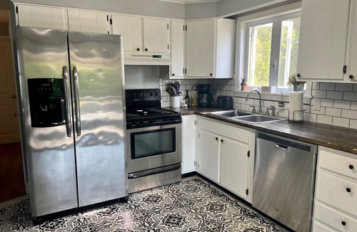 Narragansett House | Marvelous 4-bedroom, 2-bath home with AC and private backyard close to the beach