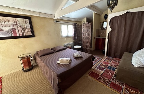 Saint Michel d'Euzet House | Mas 18 persons, in the middle of vineyards, large fenced garden, private swimming pool